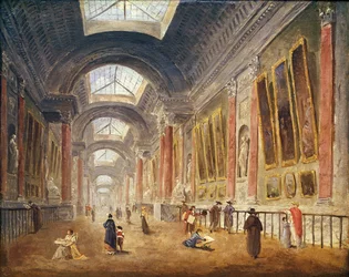 Die Grande Galerie des Louvre